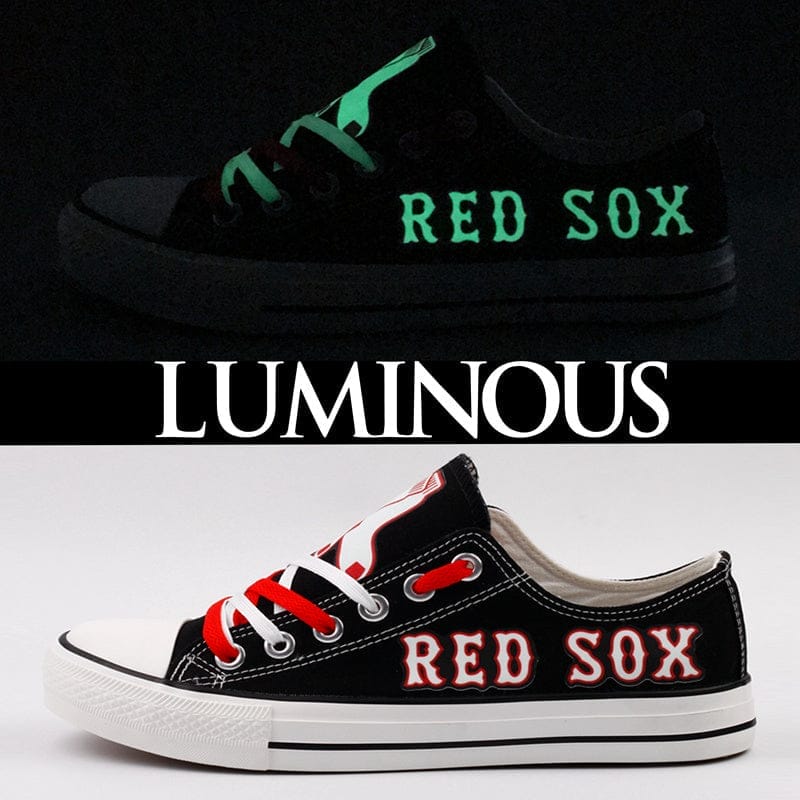 Boston Red Sox Limited Print Low Top Canvas Shoes Sport Sneakers For Men Women Fans 4 Boston Red Sox Limited Print Low Top Canvas Shoes Sport Sneakers For Men Women Fans - Image 4