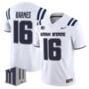 BrysonBarnesJersey 16UtahStateAggies2025VaporLimitedStitchedWhite