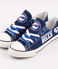 Buffalo Bills Low Top Canvas Sport Sneakers Shoes For Men Women Fans