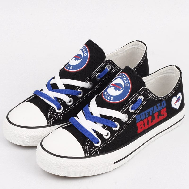 Buffalo Bills Low Top Canvas Sport Sneakers Shoes For Men Women Fans 2 Buffalo Bills Low Top Canvas Sport Sneakers Shoes For Men Women Fans - Image 2