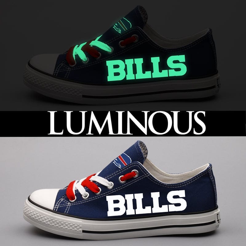 Buffalo Bills Low Top Canvas Sport Sneakers Shoes For Men Women Fans 7 Buffalo Bills Low Top Canvas Sport Sneakers Shoes For Men Women Fans - Image 7