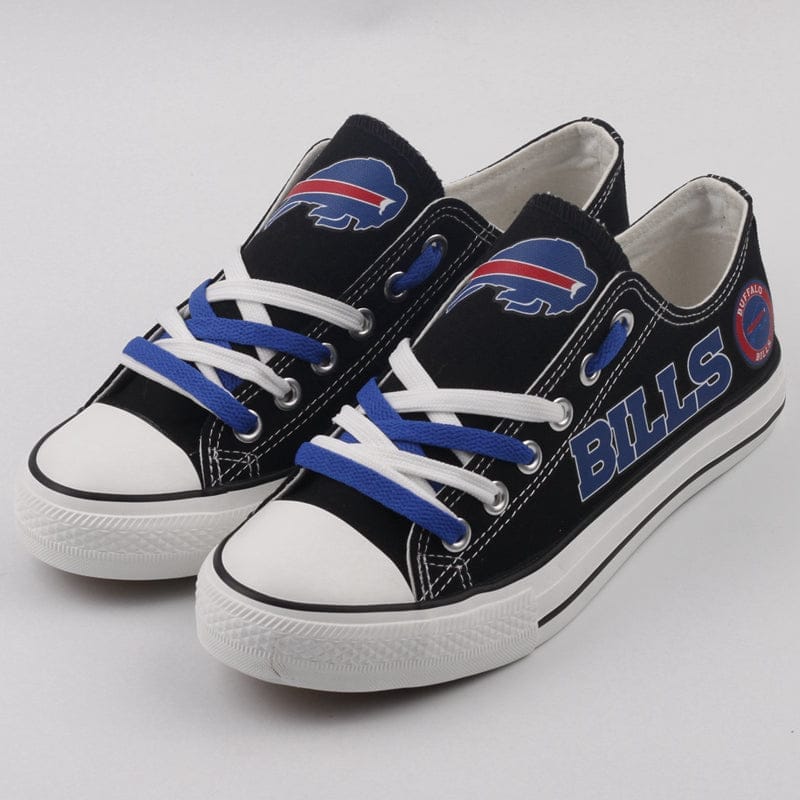 Buffalo Bills Low Top Canvas Sport Sneakers Shoes For Men Women Fans 3 Buffalo Bills Low Top Canvas Sport Sneakers Shoes For Men Women Fans - Image 3