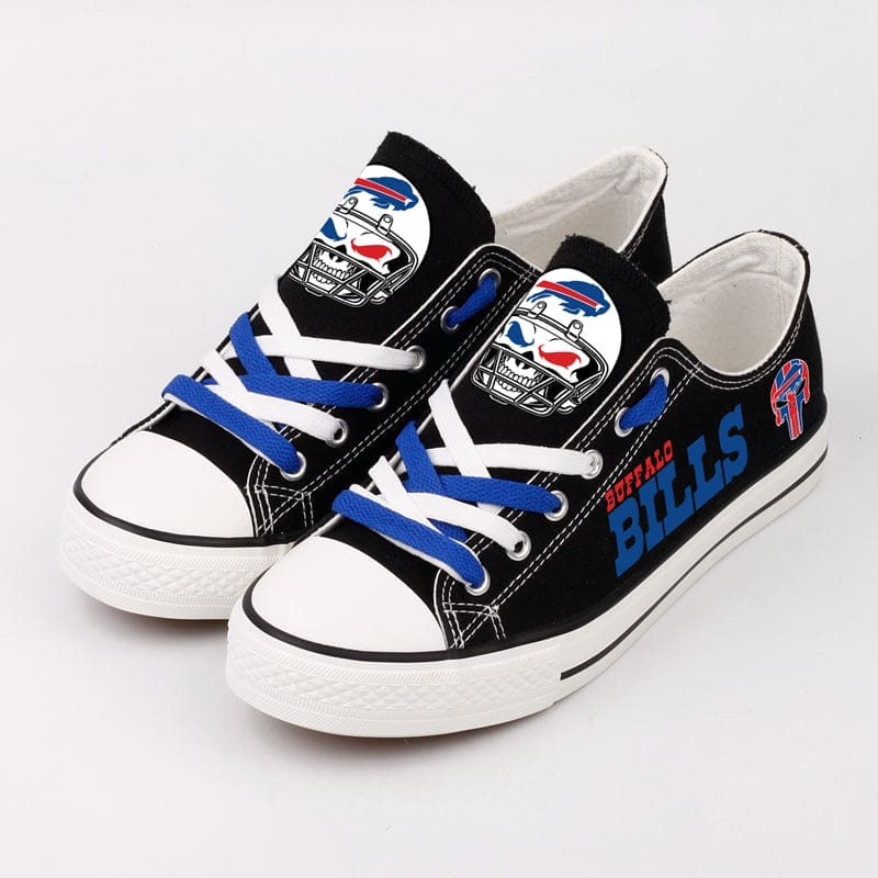 Buffalo Bills Low Top Canvas Sport Sneakers Shoes For Men Women Fans 5 Buffalo Bills Low Top Canvas Sport Sneakers Shoes For Men Women Fans - Image 5