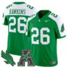 CalebHawkinsJersey 26NorthTexasMeanGreen2025VaporStitchedGreenAlter