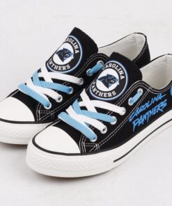 Carolina Panthers Low Top Canvas Sport Sneakers Shoes For Men Women Fans