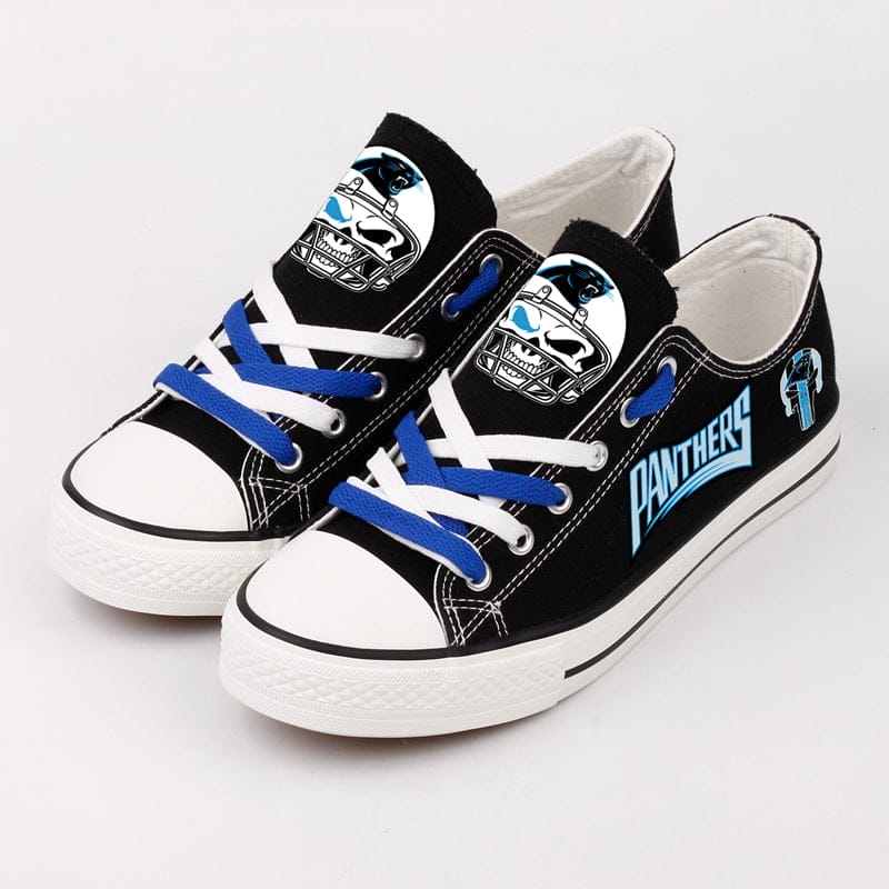 Carolina Panthers Low Top Canvas Sport Sneakers Shoes For Men Women Fans 5 Carolina Panthers Low Top Canvas Sport Sneakers Shoes For Men Women Fans - Image 5