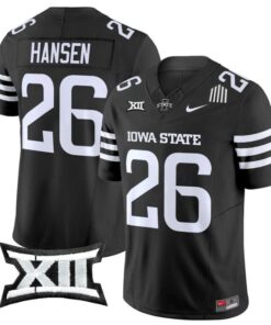 Carson Hansen Jersey #26 Iowa State Cyclones 2025 Limited Stitched Black