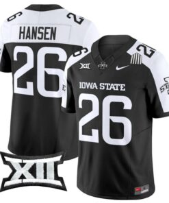Carson Hansen Jersey #26 Iowa State Cyclones 2025 Limited Stitched Black Alter
