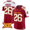 CarsonHansenJersey 26IowaStateCyclones2025LimitedStitchedCardinalAlter