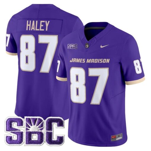 Charles Haley Jersey #87 James Madison Dukes 2025 Vapor Limited Stitched - Image 4