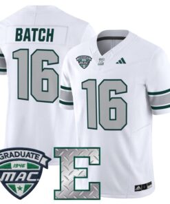 Charlie Batch Jersey 16 Eastern Michigan Eagles 2025 Limited Stitched White