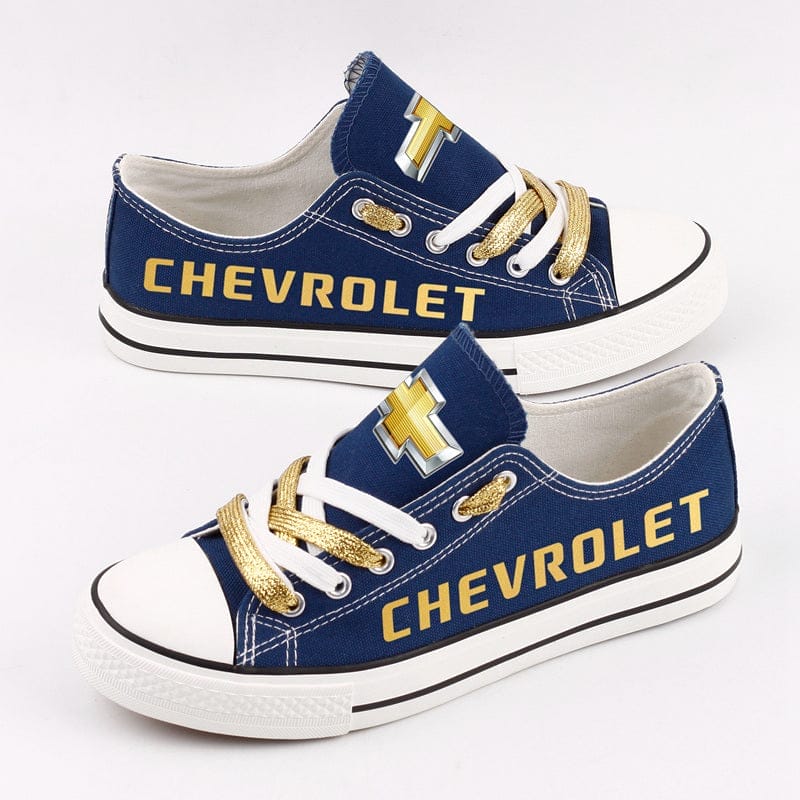 Chevrolet Canvas Sneakers Shoes For Men Women Fans 4 Chevrolet Canvas Sneakers Shoes For Men Women Fans - Image 4
