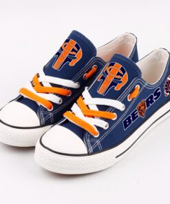 Chicago Bears Low Top Canvas Sport Sneakers Shoes For Men Women Fans 6 Chicago Bears