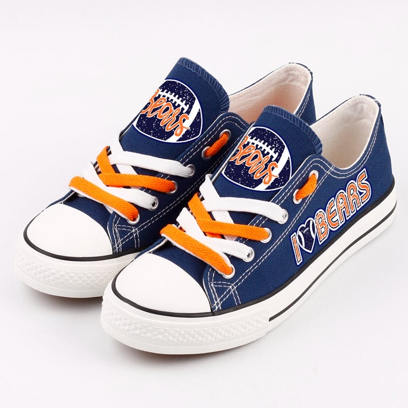 Chicago Bears Low Top Canvas Sport Sneakers Shoes For Men Women Fans 7 Chicago Bears Low Top Canvas Sport Sneakers Shoes For Men Women Fans - Image 7