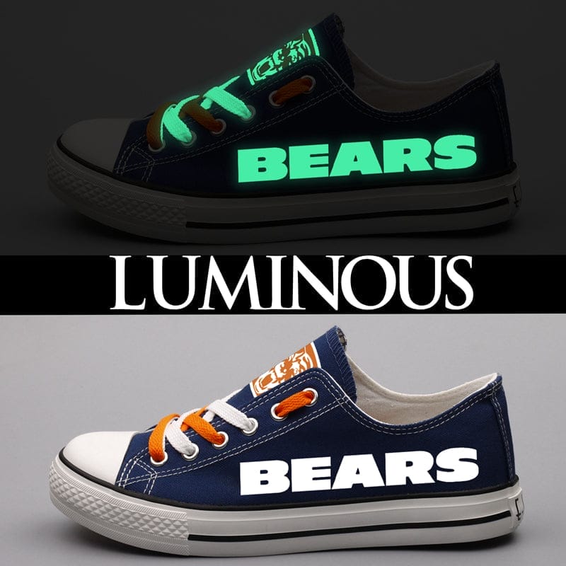 Chicago Bears Low Top Canvas Sport Sneakers Shoes For Men Women Fans 5 Chicago Bears Low Top Canvas Sport Sneakers Shoes For Men Women Fans - Image 5