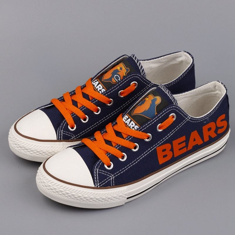 Chicago Bears Low Top Canvas Sport Sneakers Shoes For Men Women Fans 6 Chicago Bears Low Top Canvas Sport Sneakers Shoes For Men Women Fans - Image 6