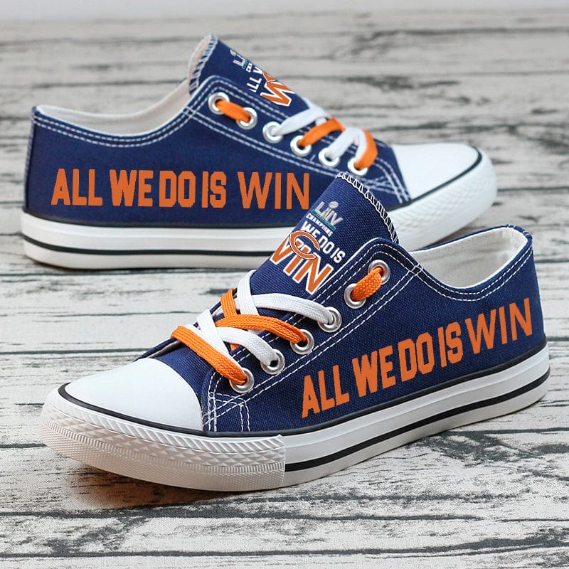 Chicago Bears Low Top Canvas Sport Sneakers Shoes For Men Women Fans 8 Chicago Bears Low Top Canvas Sport Sneakers Shoes For Men Women Fans - Image 8