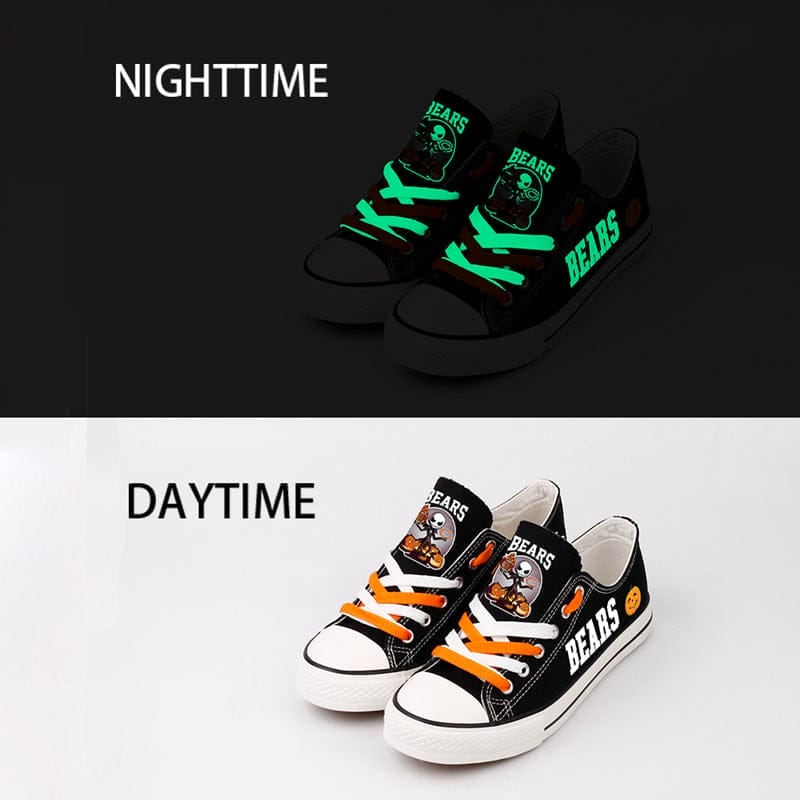 Chicago Bears Low Top Canvas Sport Sneakers Shoes For Men Women Fans 7 Chicago Bears Low Top Canvas Sport Sneakers Shoes For Men Women Fans - Image 7