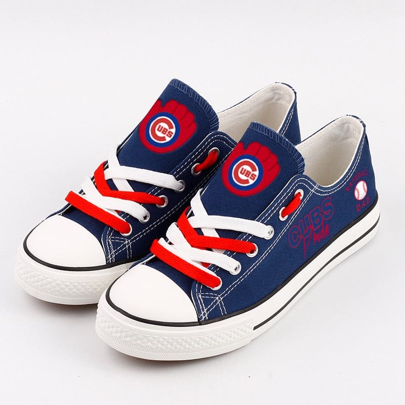 Chicago Cubs Limited Print Low Top Canvas Shoes Sport Sneakers For Men Women Fans - Image 4