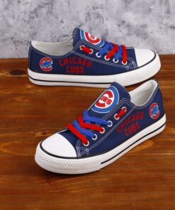 Chicago Cubs Limited Print MLB Students Low Top Canvas Shoes Sport Sneakers 1 9f88aa3d f207 484e 9d43 9df5502b30bb