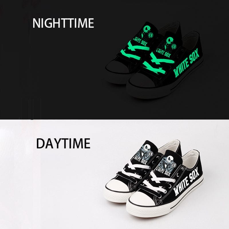 Chicago White Sox Limited Print Low Top Canvas Shoes Sport Sneakers For Men Women Fans