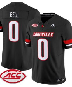 Chris Bell Jersey #0 Louisville Cardinals 2025 Vapor Limited Stitched