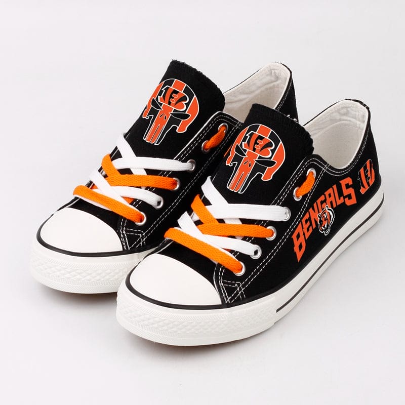 Cincinnati Bengals Low Top Canvas Sport Sneakers Shoes For Men Women Fans 1 Cincinnati Bengals Low Top Canvas Sport Sneakers Shoes For Men Women Fans