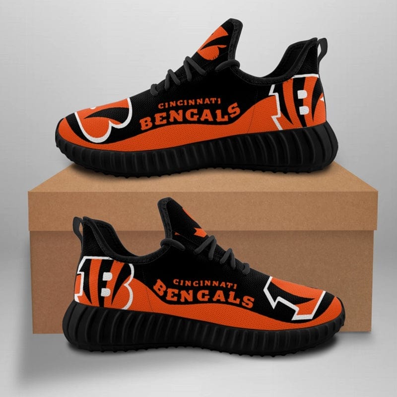 Cincinnati Bengals V1 Sneaker Shoes NFL For Men Women Fans 2 Cincinnati Bengals V1 Sneaker Shoes NFL For Men Women Fans - Image 2