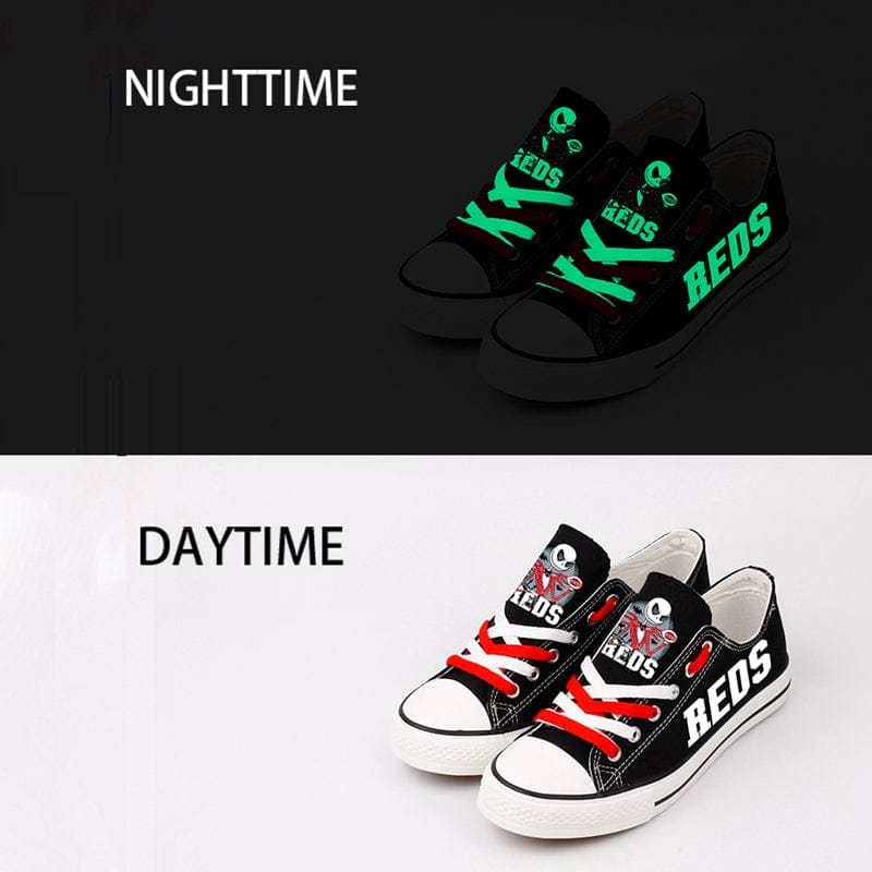 Cincinnati Reds Limited Print Low Top Canvas Shoes Sport Sneakers For Men Women Fans 2 Cincinnati Reds Limited Print Low Top Canvas Shoes Sport Sneakers For Men Women Fans - Image 2