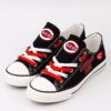 Cincinnati Reds Limited Print MLB Students Low Top Canvas Shoes Sport Sneakers 2