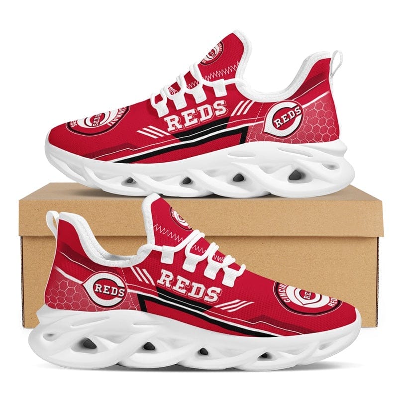 Cincinnati Reds Max Soul Sneakers Shoes Elevate Your Every Step 1 Cincinnati Reds Max Soul Sneakers Shoes Elevate Your Every Step