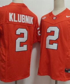 Clemson Tigers #2 Cade Klubnik Jersey F.U.S.E. Football Stitched
