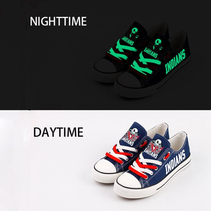 Cleveland Indians Limited Print Low Top Canvas Shoes Sport Sneakers For Men Women Fans 2 Cleveland Indians Limited Print Low Top Canvas Shoes Sport Sneakers For Men Women Fans - Image 2