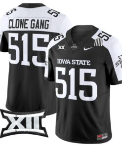 Clone Gang Jersey #515 Iowa State Cyclones 2025 Limited Stitched Black Alter