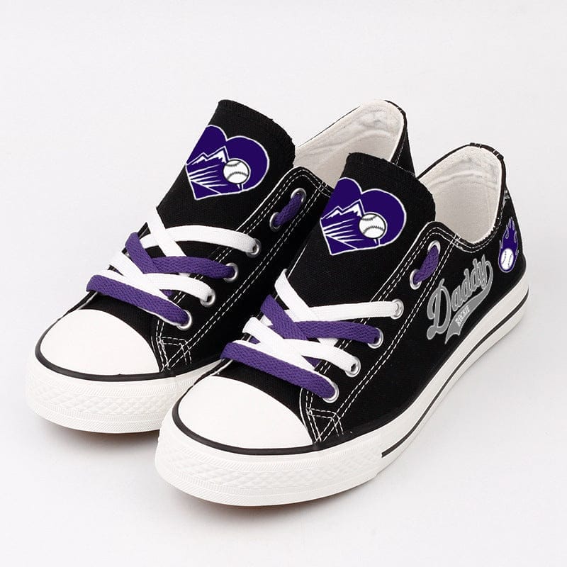 Colorado Rockies Limited Print Low Top Canvas Shoes Sport Sneakers For Men Women Fans 2 Colorado Rockies Limited Print Low Top Canvas Shoes Sport Sneakers For Men Women Fans - Image 2