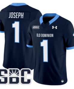 Colton Joseph Jersey #1 Old Dominion Monarchs 2025 Vapor Stitched Navy