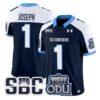 ColtonJosephJersey 1OldDominionMonarchs2025VaporStitchedNavyAlter