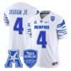 CortezBrahamJrJersey 4MemphisTigers2025VaporLimitedStitchedWhite