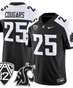 Cougars Jersey #25 Washington State Cougars 2025 Vapor Limited Stitched