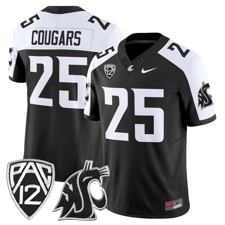 Cougars Jersey #25 Washington State Cougars 2025 Vapor Limited Stitched