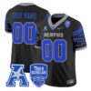 Custom Memphis Tigers Jersey Name, Number 2025 Vapor Limited Stitched Black 3 CustomMemphisTigersJerseyName Number2025VaporLimitedStitchedBlack