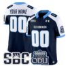 CustomOldDominionMonarchsJerseyName Number2025VaporStitchedNavyAlter