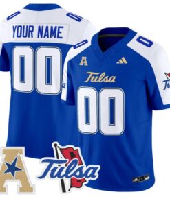 Custom Tulsa Golden Hurricane Jersey 2025 Vapor Limited Stitched Royal Alter