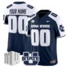 CustomUtahStateAggiesJerseyName Number2025VaporLimitedStitchedNavyAlter