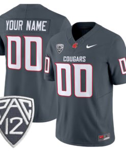 Custom Washington State Cougars Jersey Name, Number 2025 V2 Limited Stitched