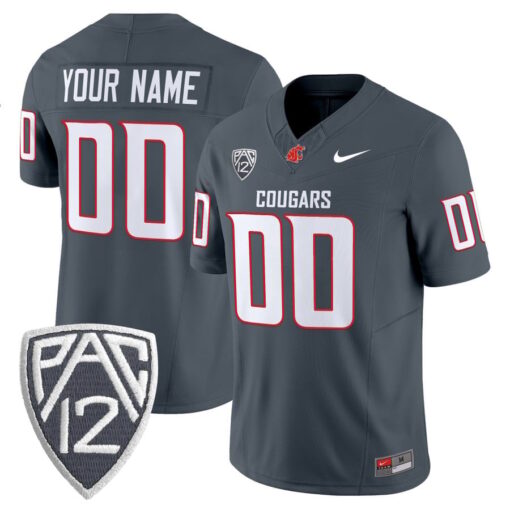 Custom Washington State Cougars Jersey Name, Number 2025 V2 Limited Stitched