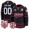 Custom Alabama Crimson Jersey 2025-26 Premium 20th Anniversary Patch Stitched