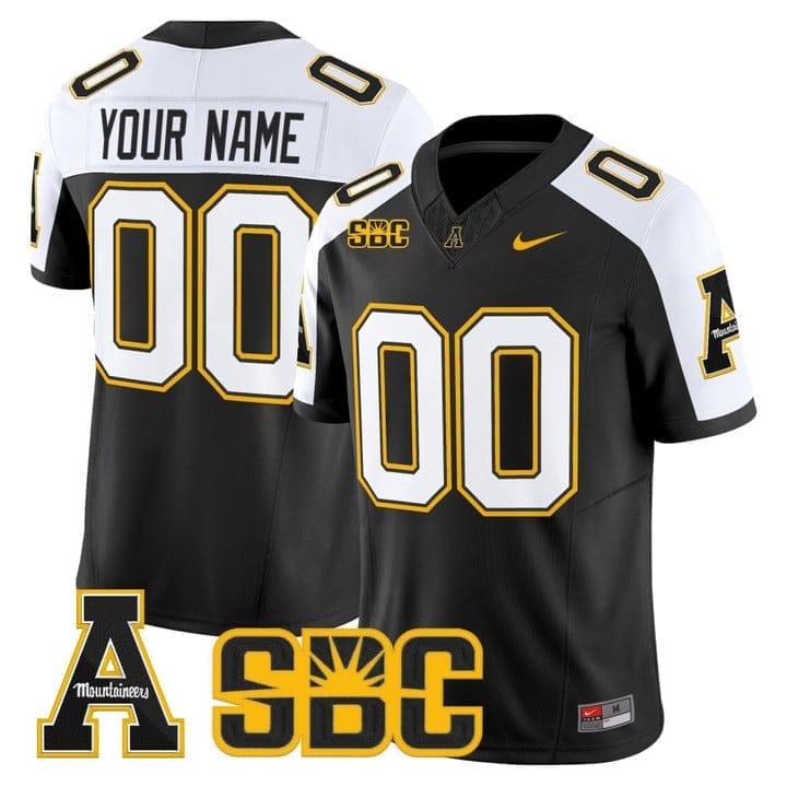 Custom App State Mountaineers Jersey Name, Number 2025 Vapor Limited Stitched 1 Custom App State Mountaineers Jersey Name, Number 2025 Vapor Limited Stitched