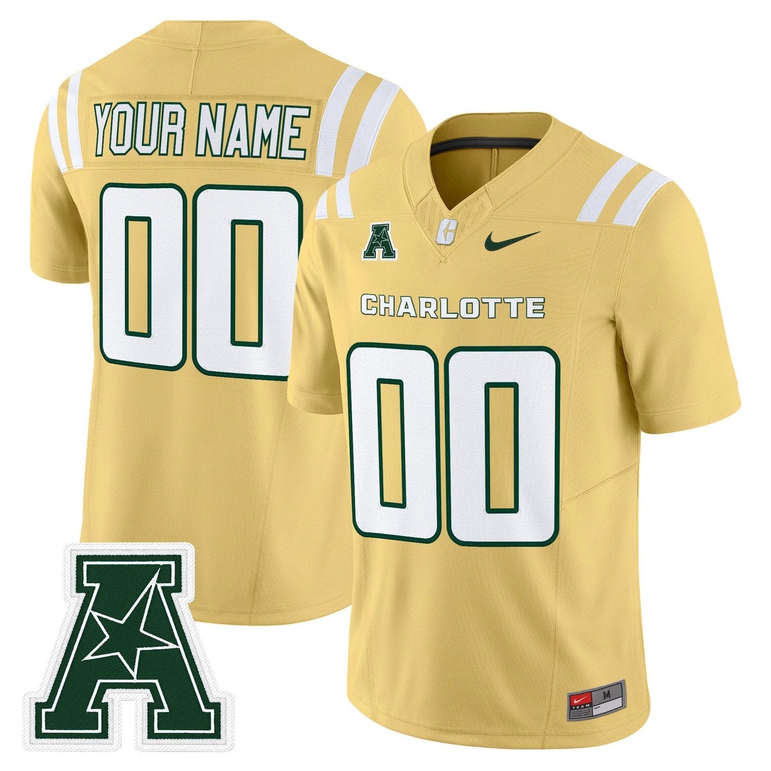 Custom Charlotte 49ers Jersey Name, Number 2025 Vapor Limited Stitched 3 Custom Charlotte 49ers Jersey Name, Number 2025 Vapor Limited Stitched - Image 3