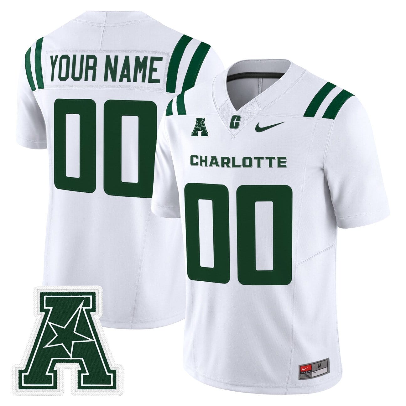 Custom Charlotte 49ers Jersey Name, Number 2025 Vapor Limited Stitched 1 Custom Charlotte 49ers Jersey Name, Number 2025 Vapor Limited Stitched